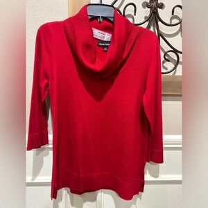 Red Cowl Neck Sweater